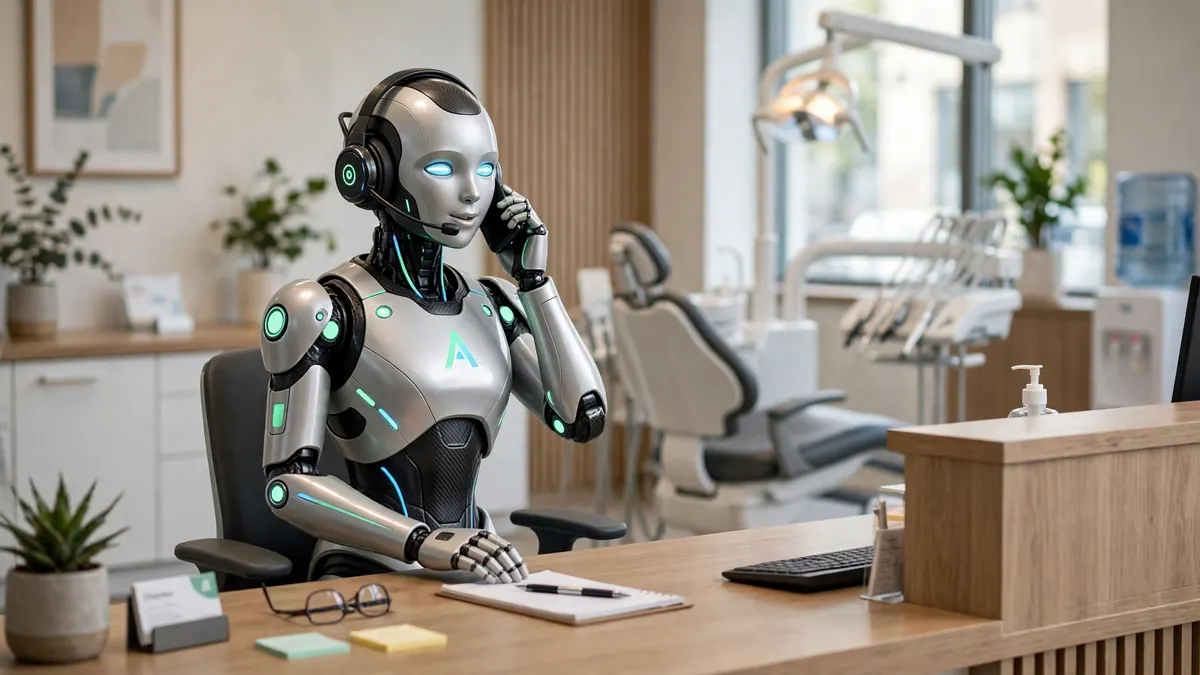 AI receptionist for a dental clinic